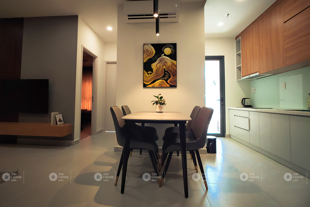 the interior design of kitchen CPO apartment - 2 bedrooms