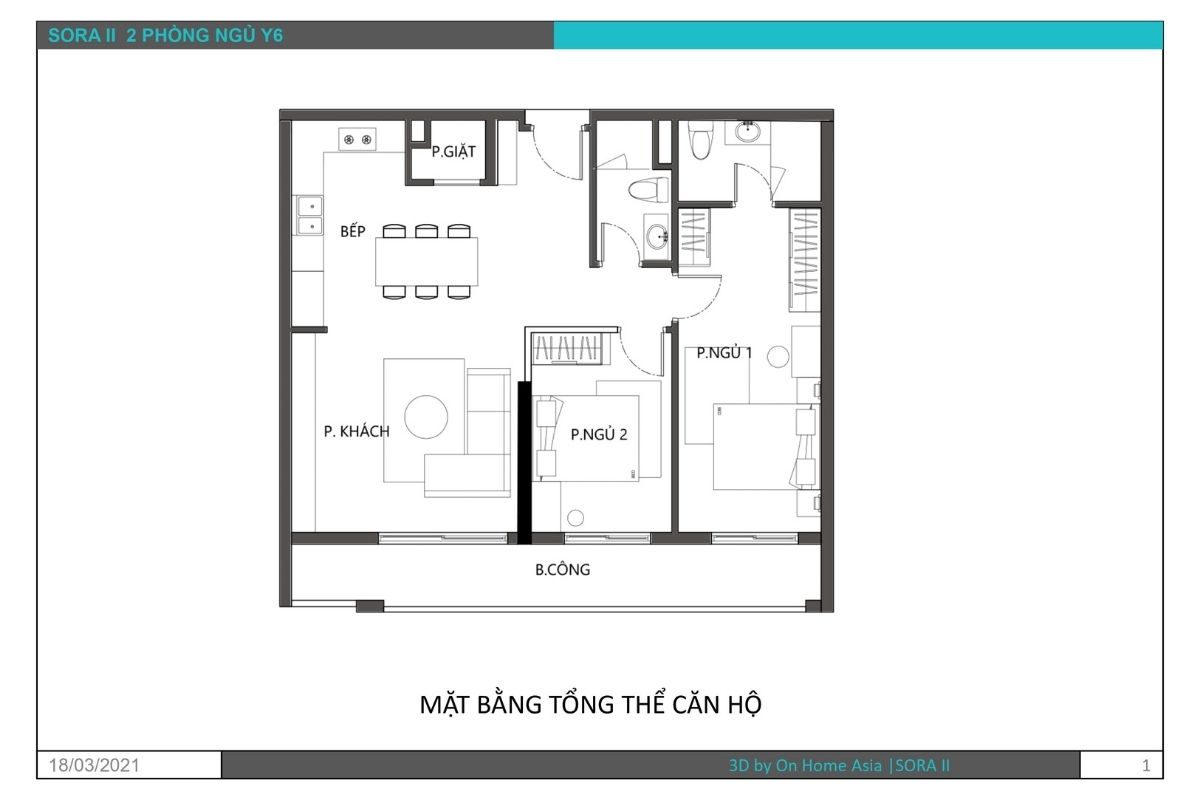 sora gardens apartment floor plan 2 bedroom model y6