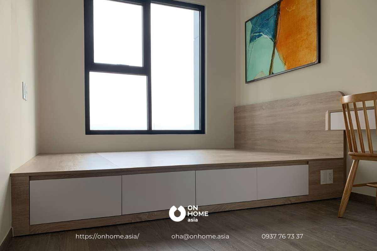 Thiết kế nội thất căn hộ sora gardens ii - chị bội thiền - 2pn Giường ngủ (ảnh thực tế)