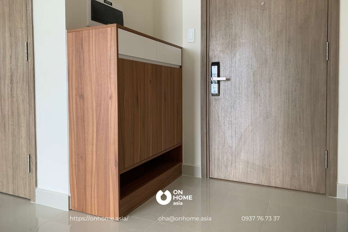 Thiết kế nội thất căn hộ sora gardens ii - chị bội thiền - 2pn Tủ giày căn hộ sora chị thiền