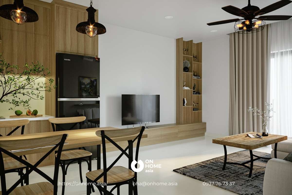 Sora gardens ii apartment interior - mrs. Cam hang - 2br Living room space in mrs. Cam hang's apartment
