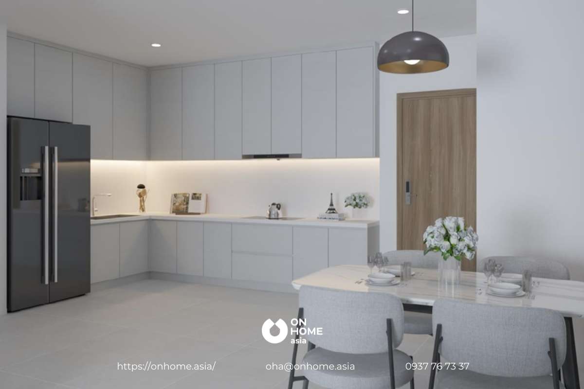 Nội thất căn hộ sora gardens ii - mr. Kang - 3pn Không gian nhà bếp