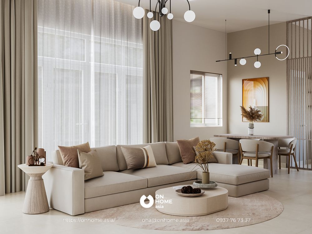 Nội thất nhà phố ecolake
