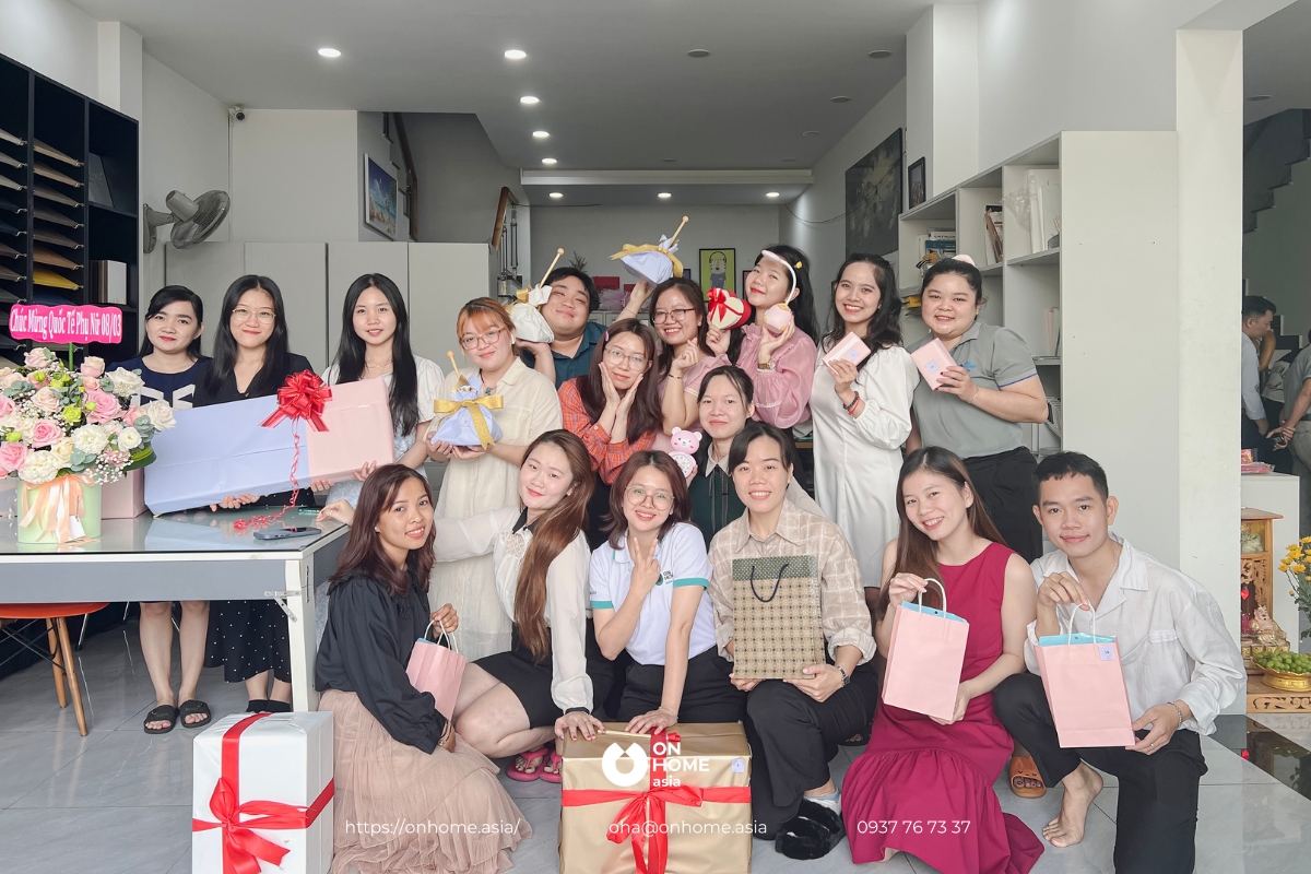 On home asia chúc mừng ngày quốc tế phụ nữ 8 tháng 3