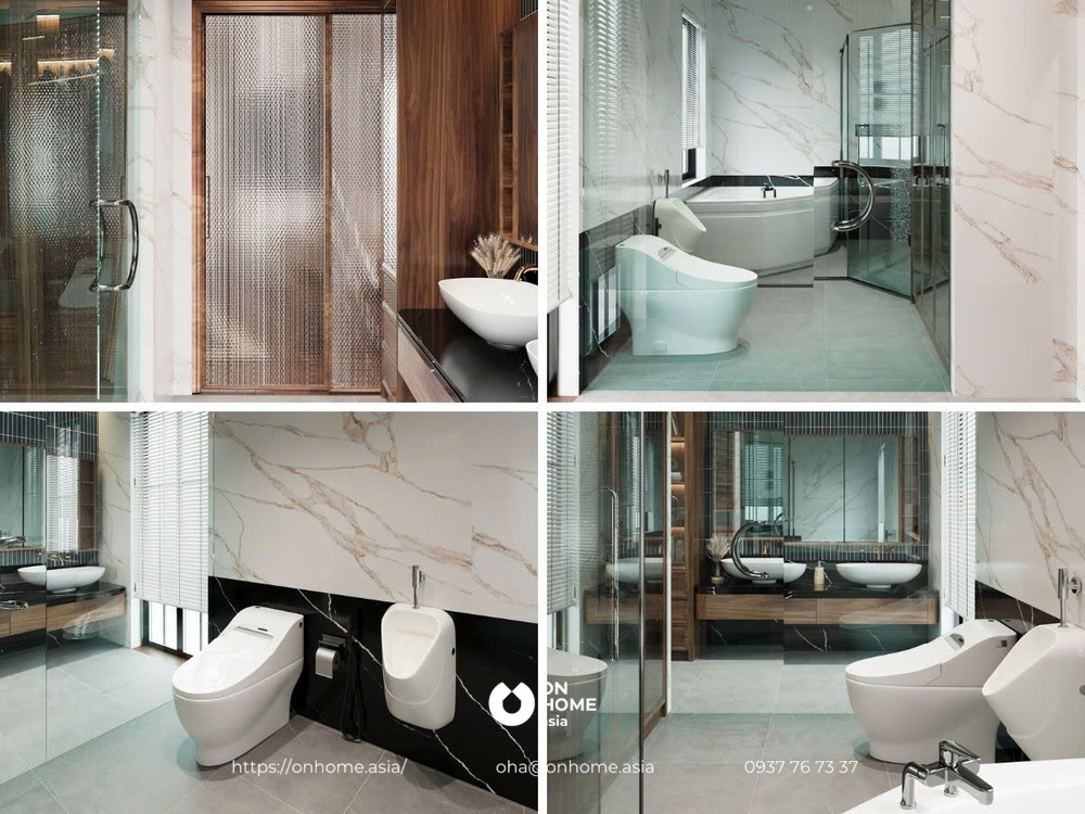 Thiết kế biệt thự swanbay 1 trệt 2 lầu - anh cương Phòng tắm iệt thự swanbay - anh cương, 1 trệt 2 lầu