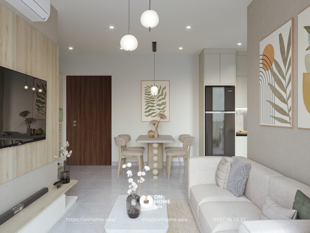 Căn hộ happy one central sofa