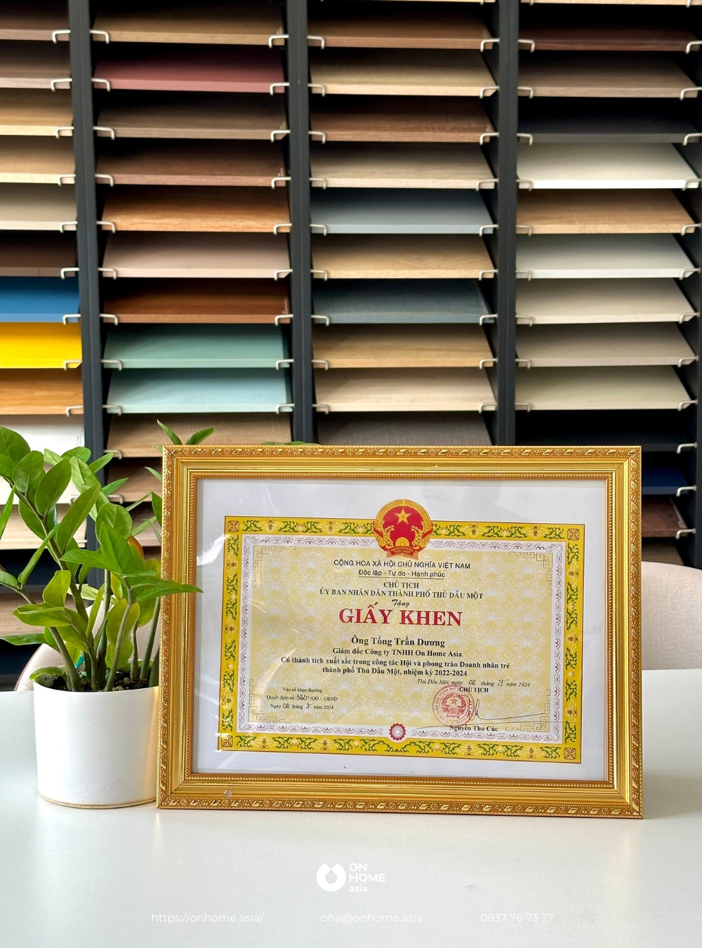 Bằng khen oha