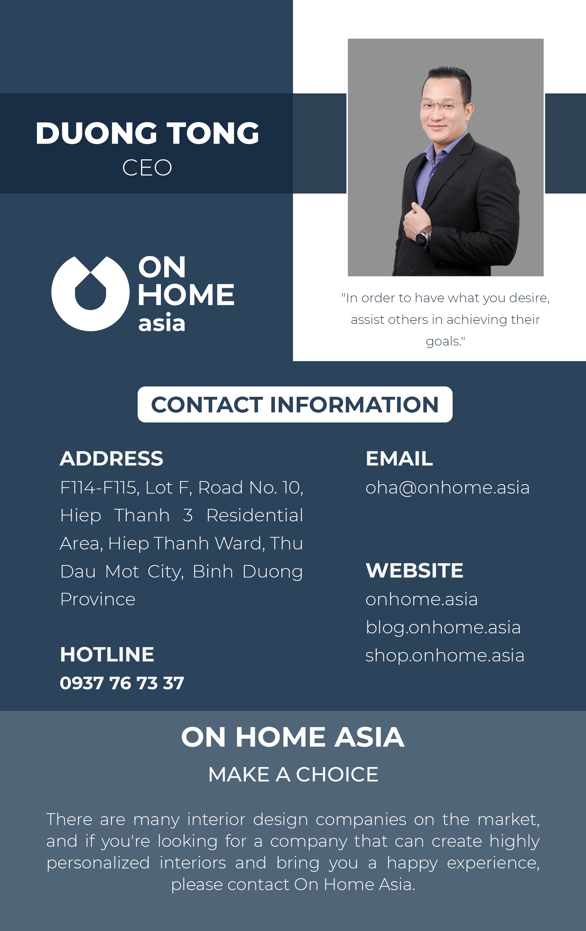 Ceo on home asia