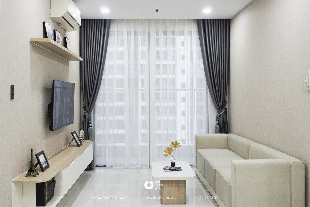 Nội thất căn hộ happy one central 1pn - chị hoàng yến Nội thất phòng khách - happy one central 1pn