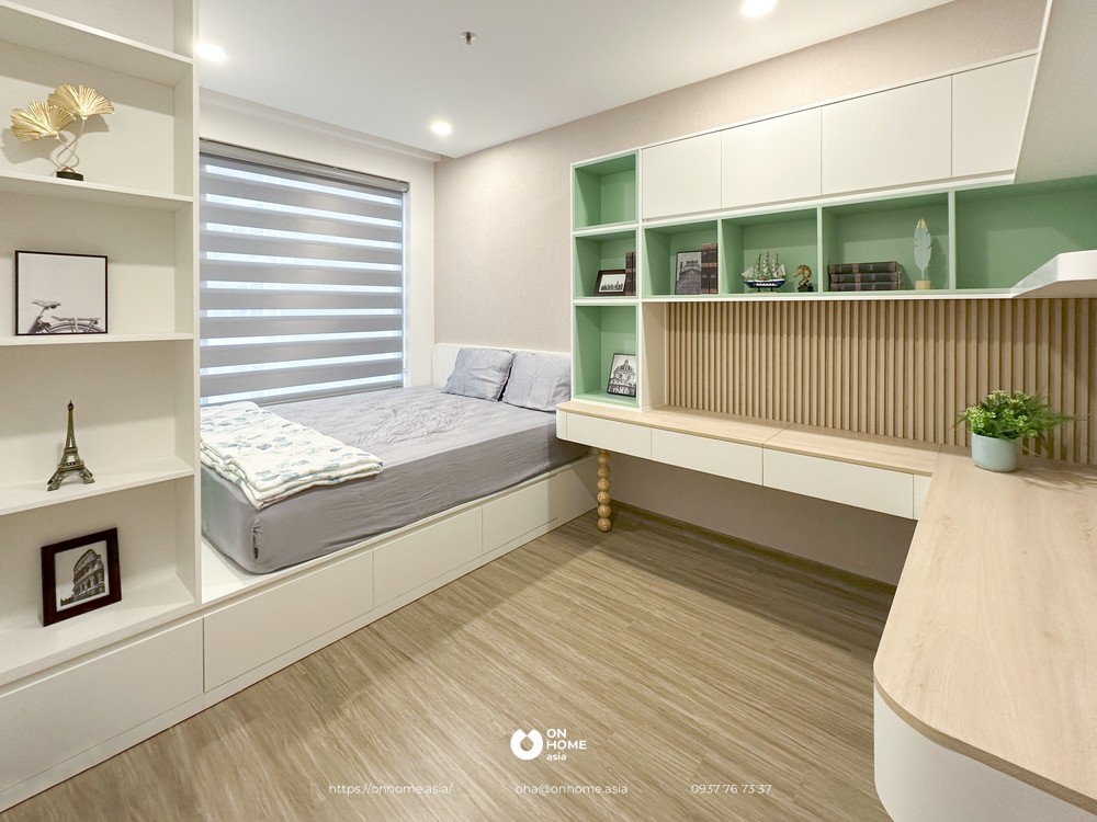 Nội thất căn hộ happy one central 1pn - chị hoàng yến Nội thất phòng ngủ - happy one central 1pn
