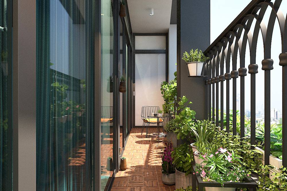 Ban công penthouse orchard hill sycamore