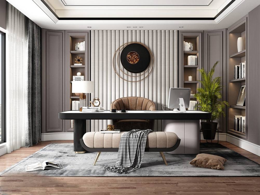 Nội thất phòng làm việc penthouse orchard hill sycamore
