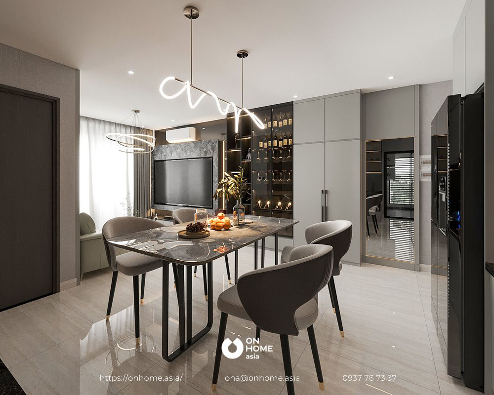 Nội thất căn hộ happy one central 3pn – mr. Ha Nội thất căn hộ happy one central 3 phòng ngủ