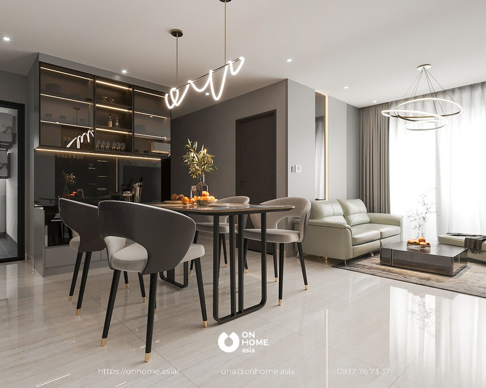 Nội thất căn hộ happy one central 3pn – mr. Ha Nội thất căn hộ happy one central 3 phòng ngủ