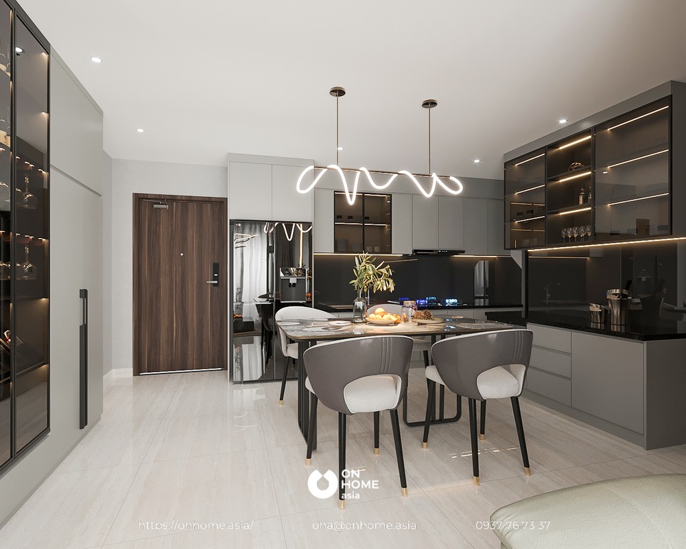 Nội thất căn hộ happy one central 3pn – mr. Ha Nội thất căn hộ happy one central 3 phòng ngủ