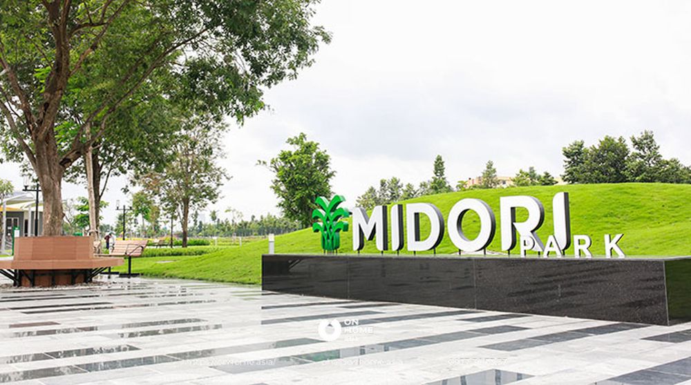 Công viên tại dự án nhà phố midori haruka bình dương