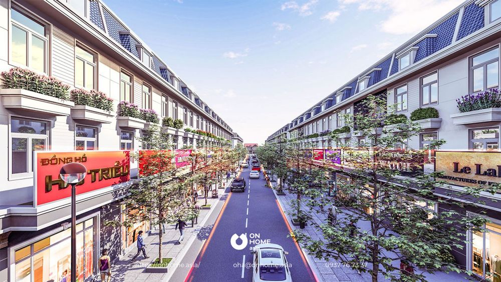 Dự án nhà phố bình dương - đại phát mall town