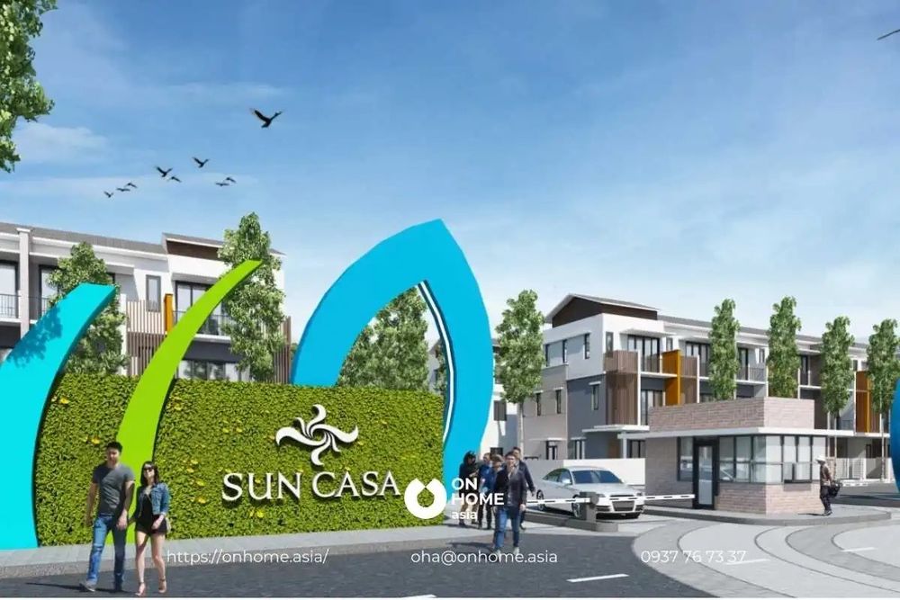 Dự án nhà phố sun casa central bình dương