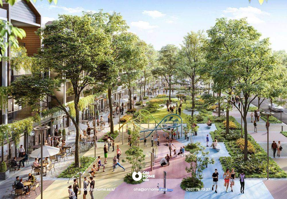 Tiện ích tại dự án nhà phố bình dương - artisan park