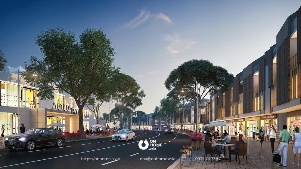 Tiện ích tại dự án nhà phố bình dương - hồ gươm thuận an city