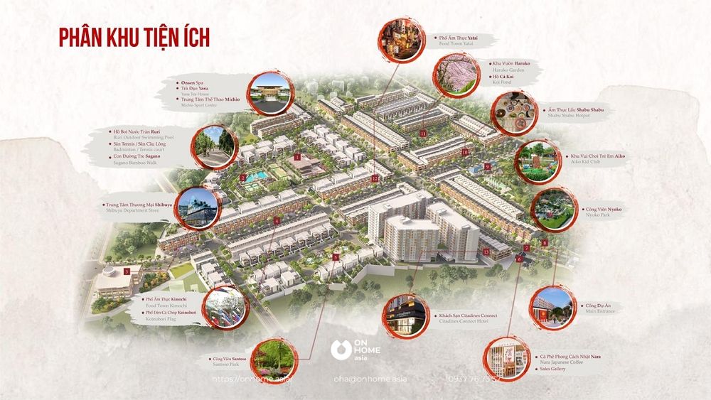 Tiện ích tại dự án nhà phố takara residence bình dương