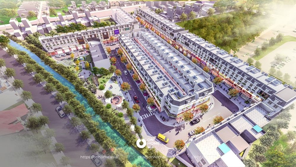 Tổng quan dự án nhà phố bình dương - đại phát mall town