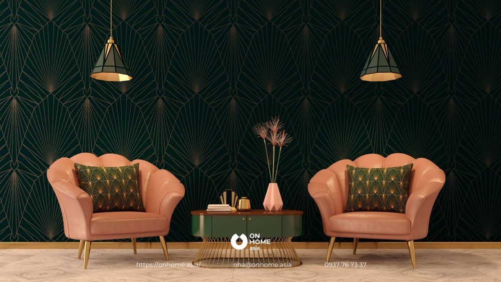 Các phong cách thiết kế nội thất được ưa chuộng trong 2025 Phong cách thiết kế nội thất art deco